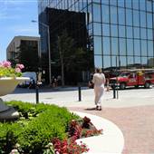 mirrored office buildings
